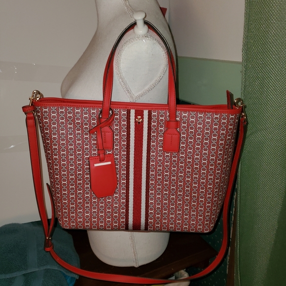 Tory Burch Handbags - TORY BURCH EUC GEMINI LINK SMALL ZIPTOP TOTE BAG